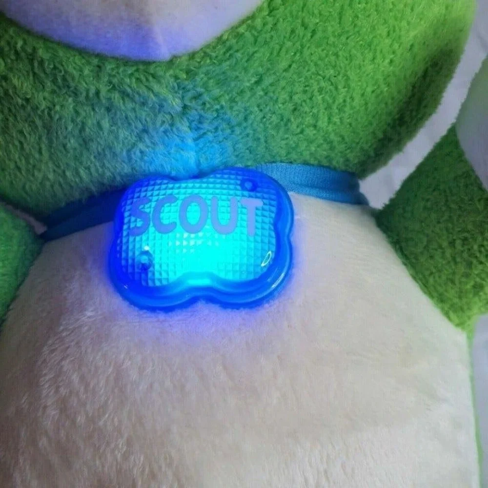 Leapfrog My Pal Scout‎ Plush 12' Learning Musical Toy Green Talking Light-Up Dog